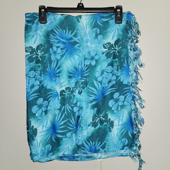Hibiscus Collection Hawaii Other - Hibiscus Collection Hawaii women's swim cover-up green and blue